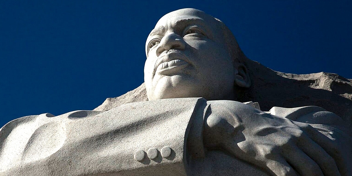 The Martin Luther King Jr. Memorial is pictured in Washington Aug. 29, 2023. As Rev. King taught, "we must confront the evils of racism and prejudice with the love of Christ," Archbishop Timothy P. Broglio of the U.S. Archdiocese for the Military Services, who is president of the U.S. Conference of Catholic Bishops, said in a Jan. 10, 2024, statement ahead of Martin Luther King Jr. Day Jan. 15. (OSV News photo/Tyler Orsburn, CNS)