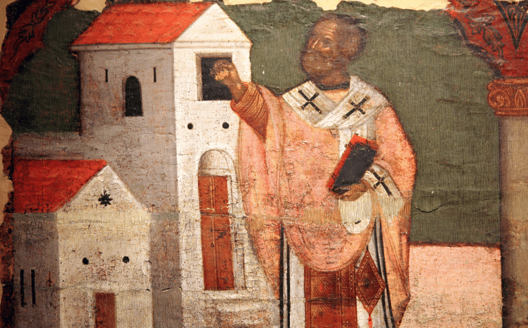 Saint Nicholas of Myra painting