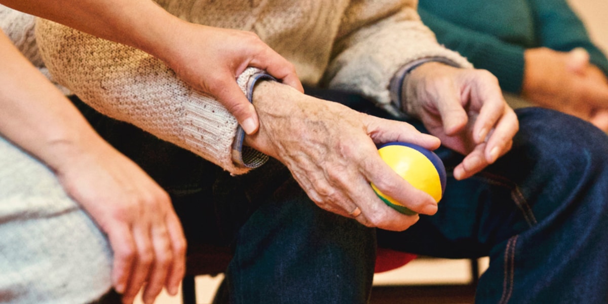 nurse working with a patient