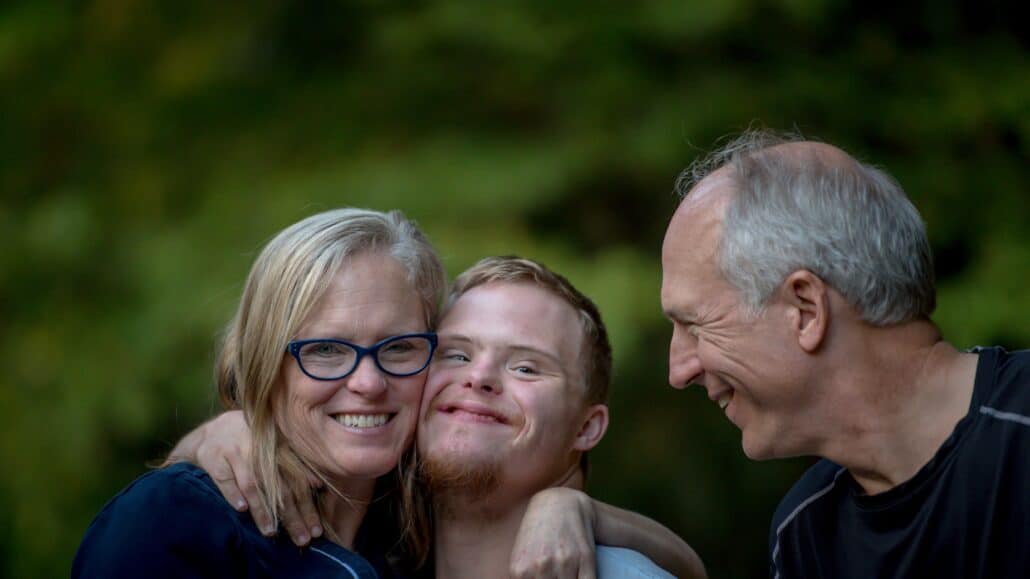 Grandparents and their grandson