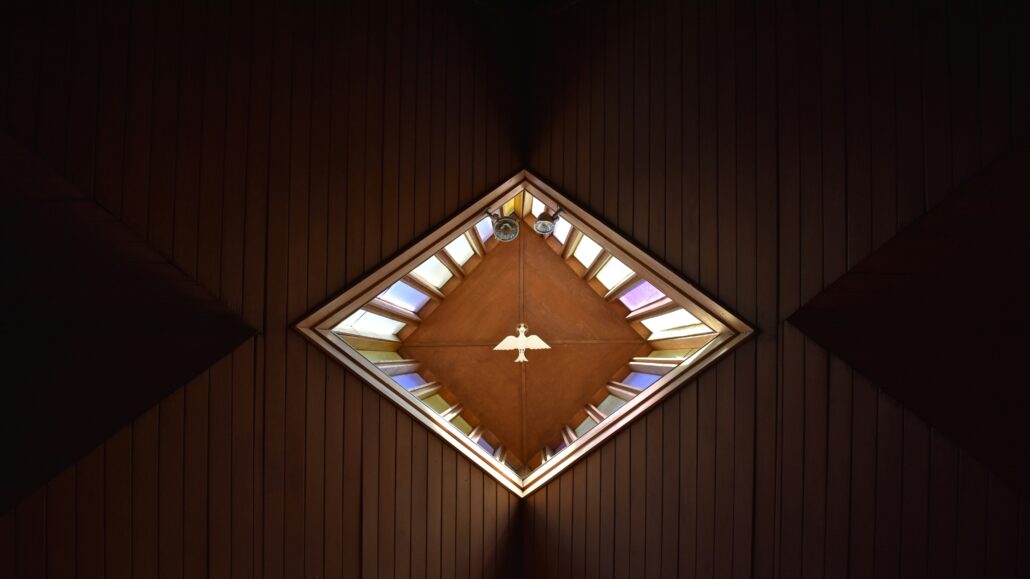 dove on a ceiling | Photo by Josh Eckstein on Unsplash