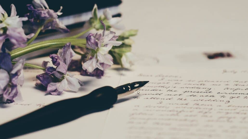 Flowers on paper