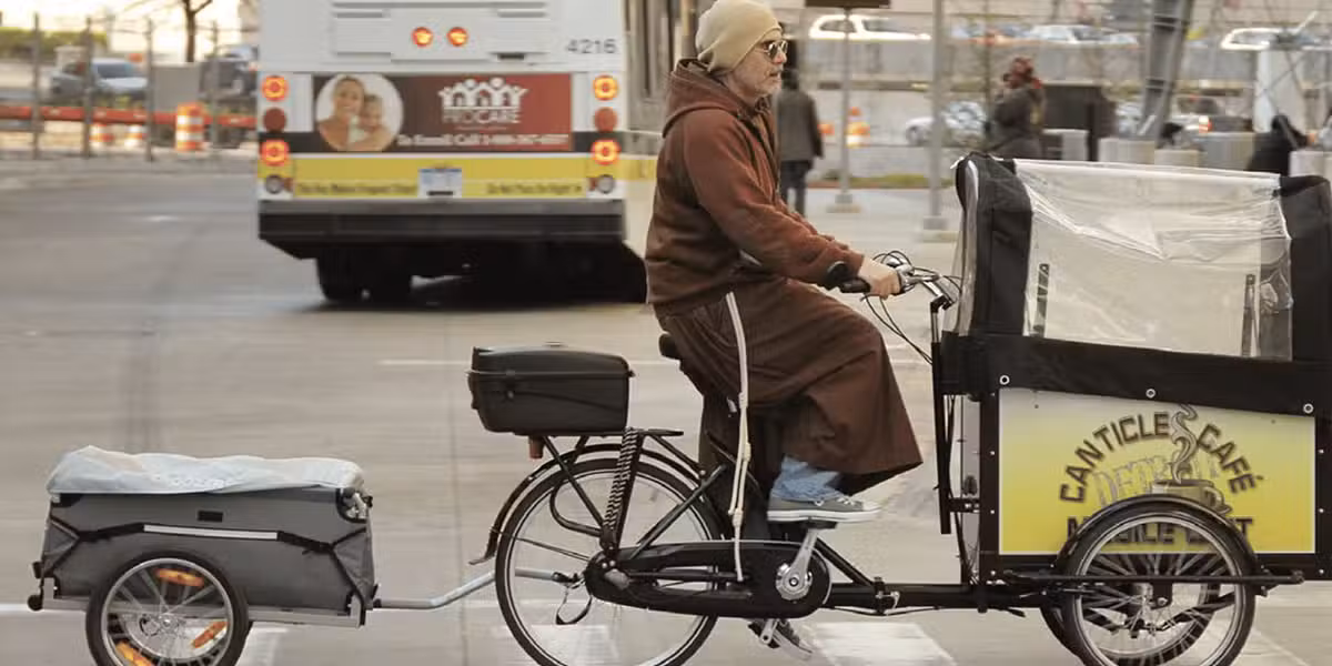 Brother Al Mascia on his bike