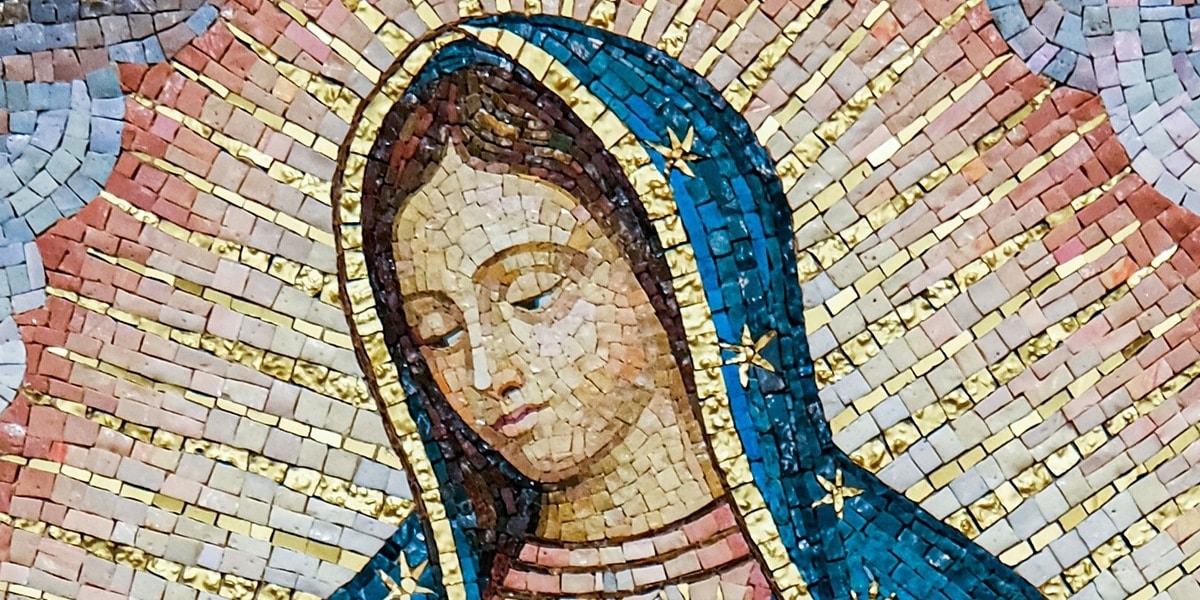 Mosaic of the Blessed Virgin Mary