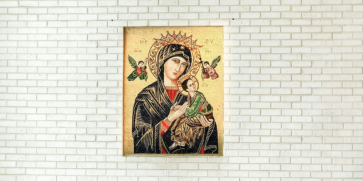Artwork of the Blessed Mother