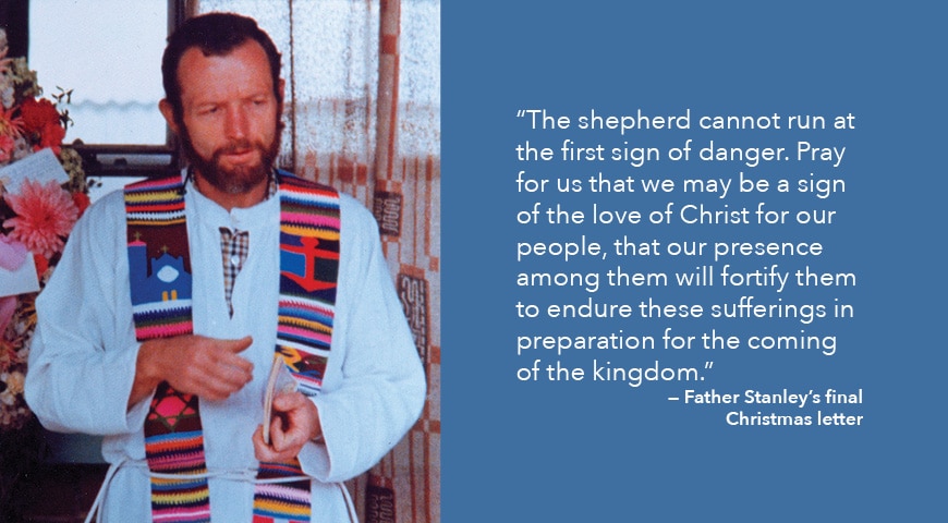 Blessed Stanley Rother celebrating Mass