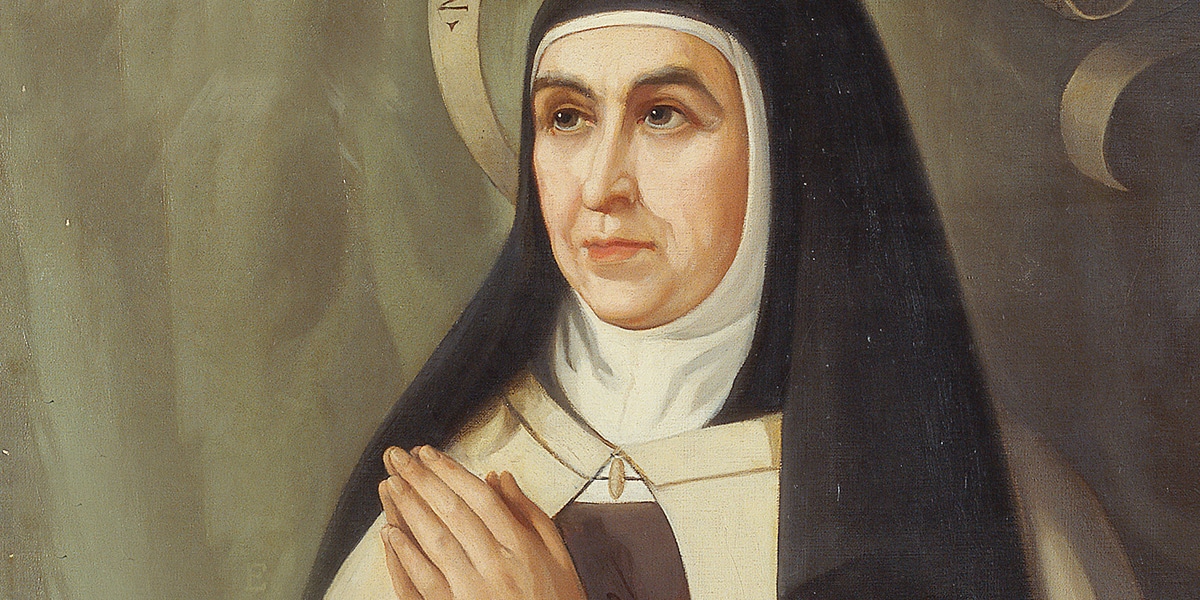 Portrait of St. Teresa of Avila praying