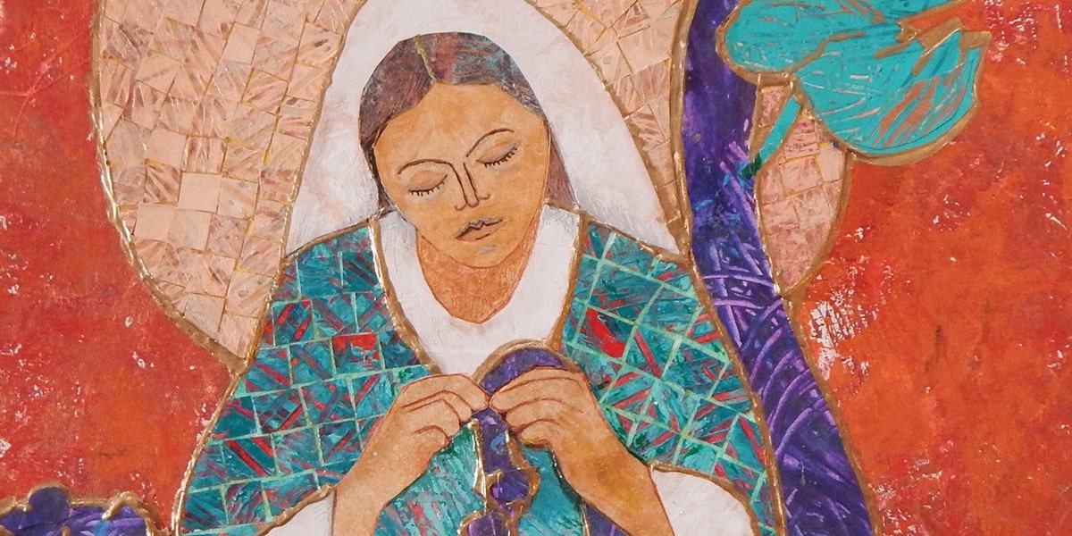 Virgin Mary untying a knot