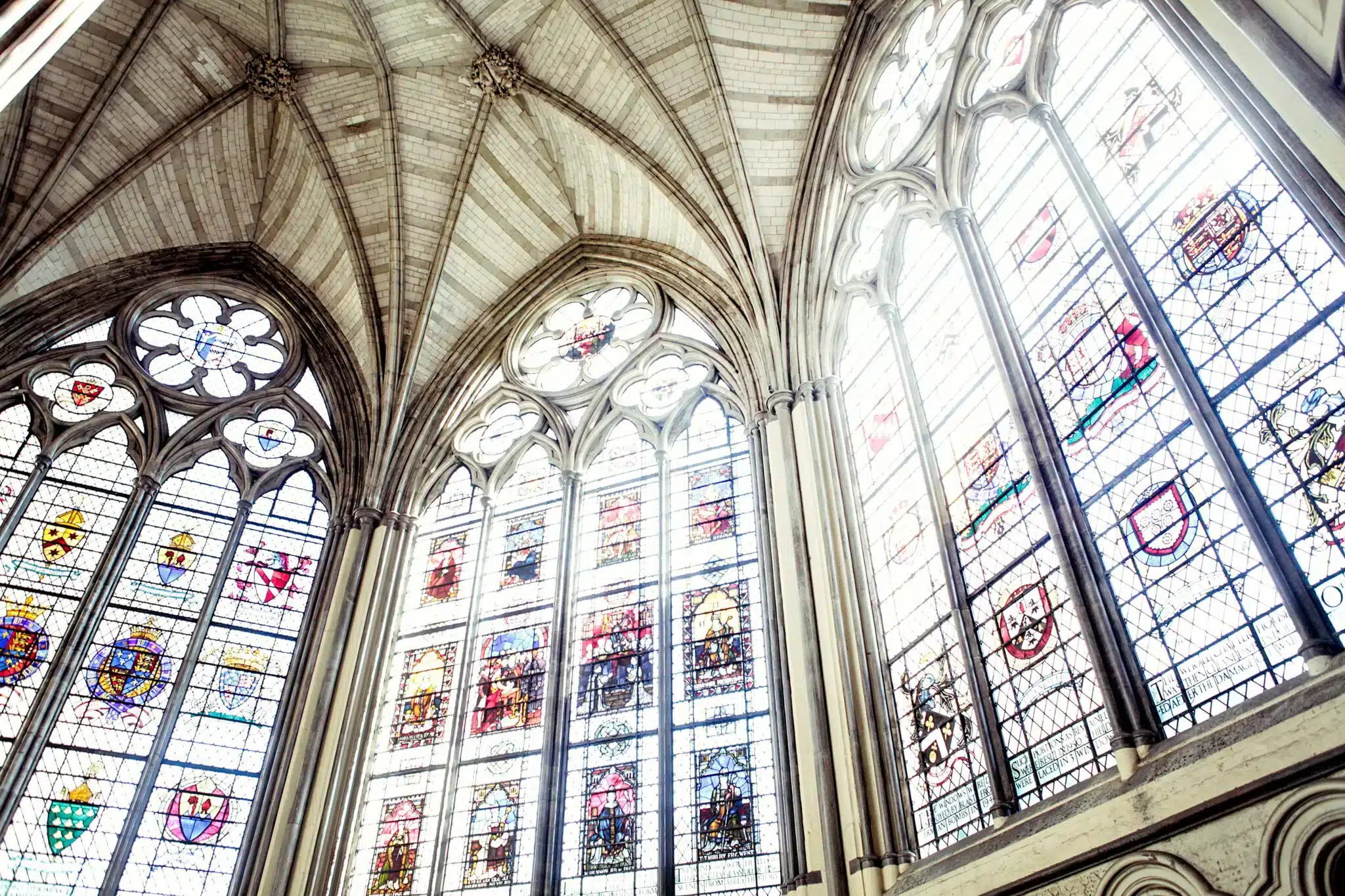 Windows celebrating saints