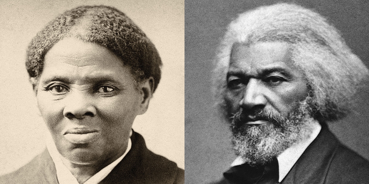 Harriet Tubman and Frederick Douglass