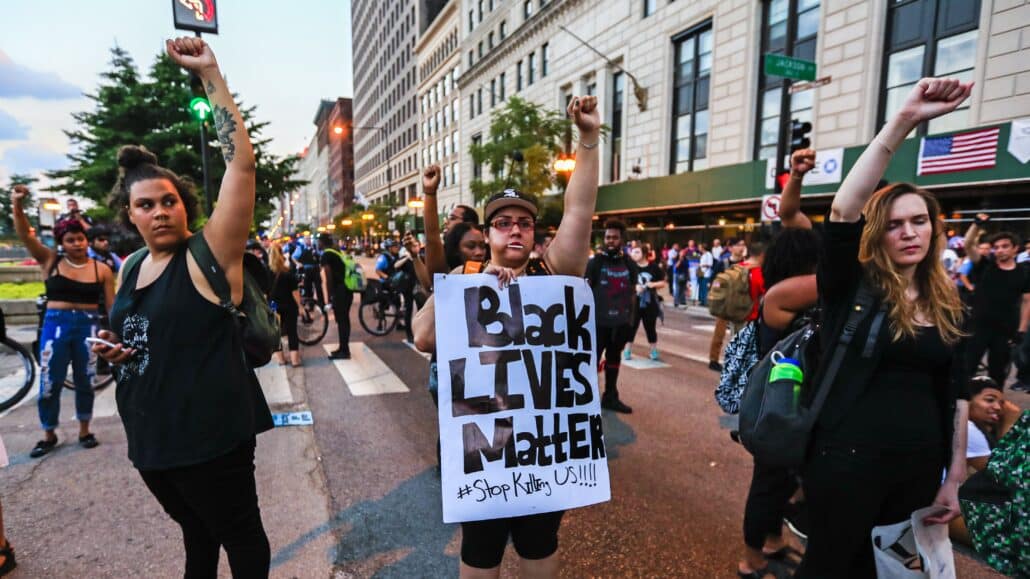 Black Lives Matter protestors