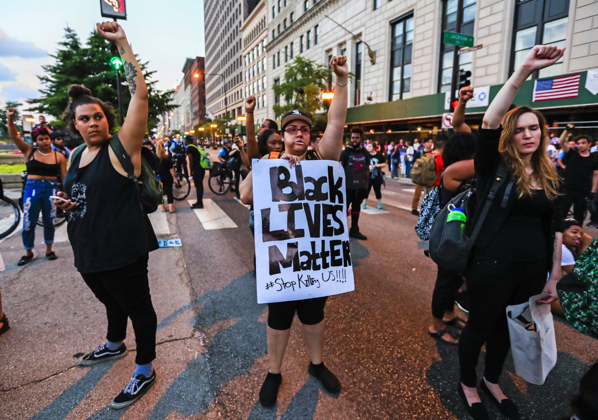 Black Lives Matter protestors