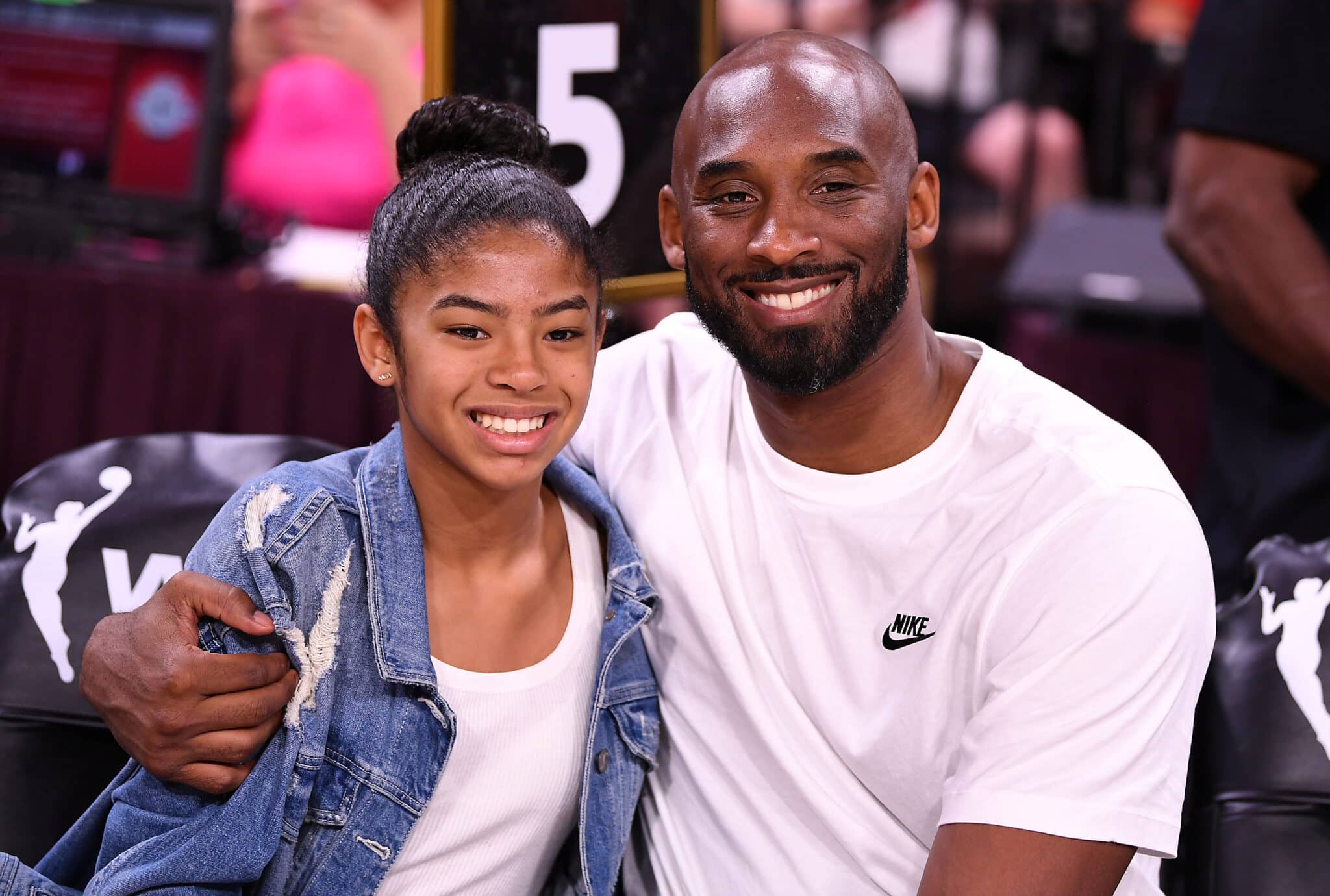 NBA star Kobe Bryant steps out with his three daughtersand they