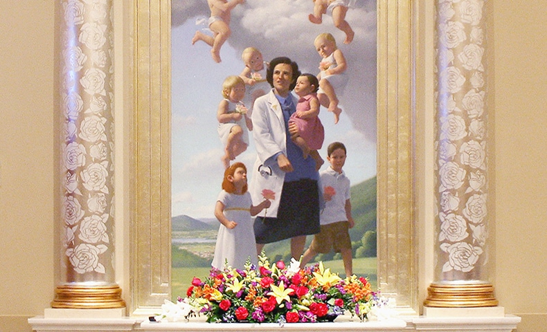 Painting of Saint Gianna Beretta Molla