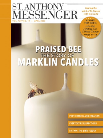 April cover praised bee the story of marklin candles