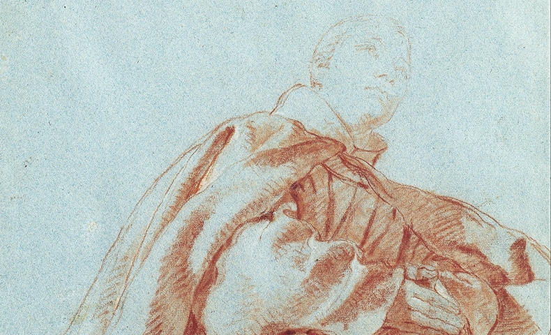 Drawing of Saint Paschal Baylon
