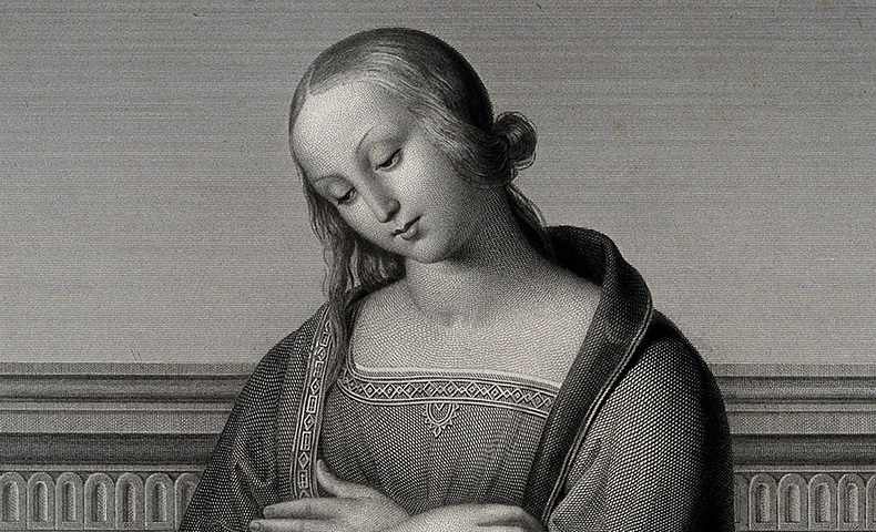 Engraving of Saint Apollonia