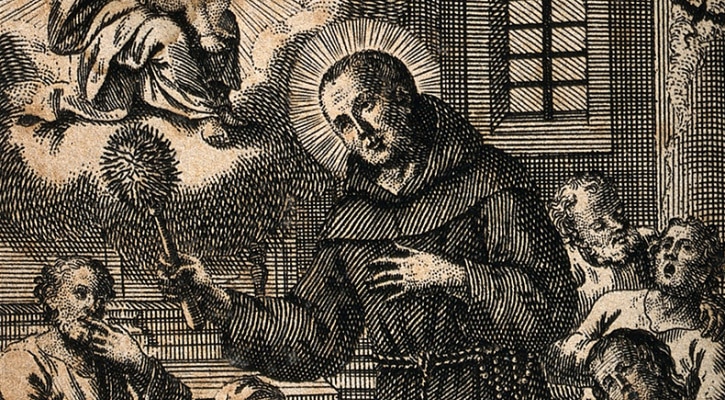 Etching of Saint Salvator of Horta