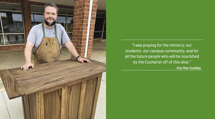 Image and graphic of Friar Peter Tremblay