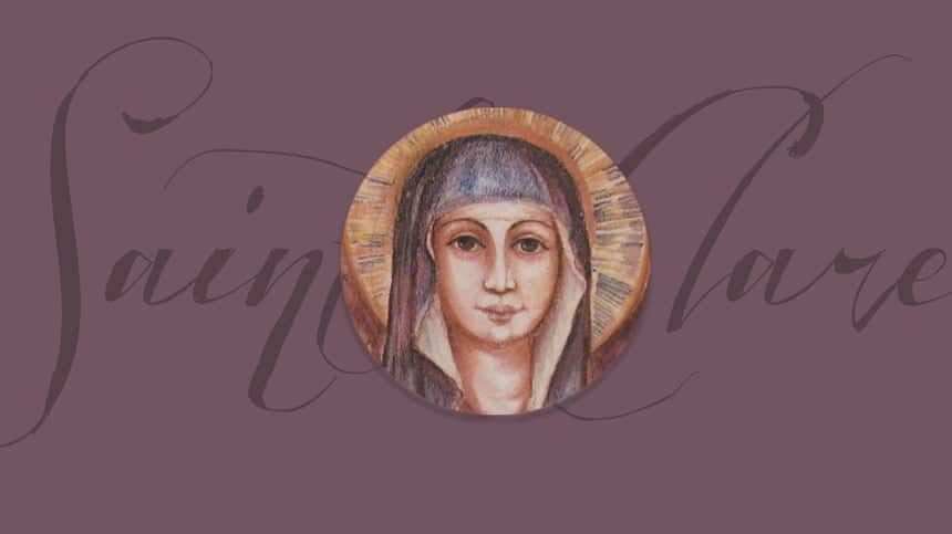 Illustration of Saint Clare