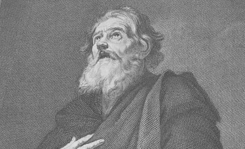 Lithograph of Saint Andrew