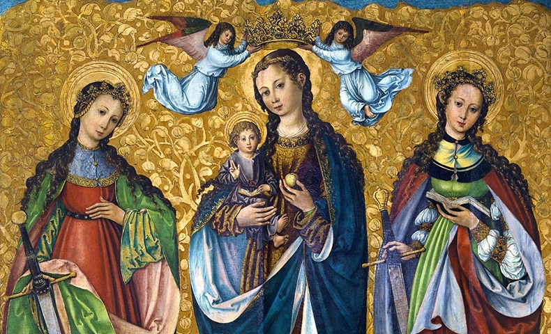 Mary and Child Jesus with Saints Perpetua and Felicity