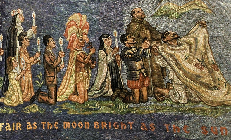 Mosaic of Saint Juan Diego