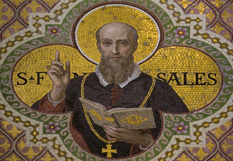 Mosaic of Saint Francis de Sales | St. Francis de Sales exemplified a life of prayer and religious zeal.
