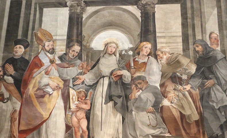Painting of Saint Catherine of Siena
