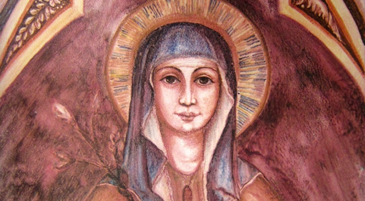 Painting of Saint Clare of Assisi