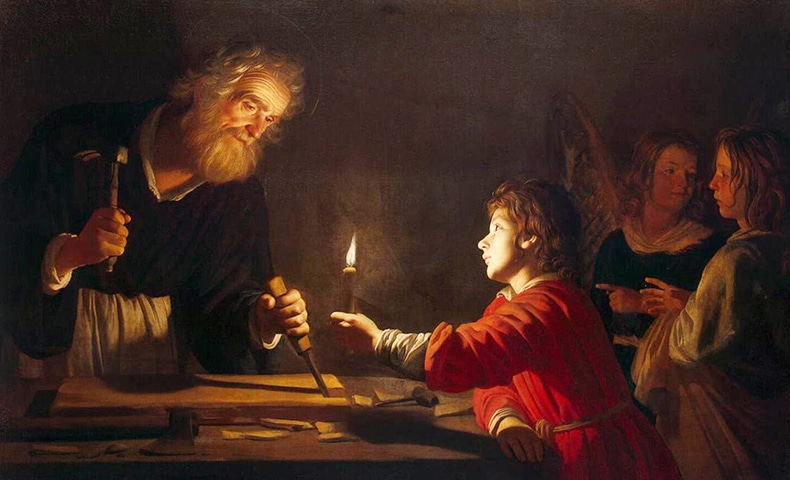 Painting of Saint Joseph the Worker