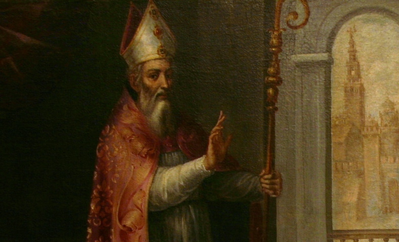 Painting of Saint Leander of Seville