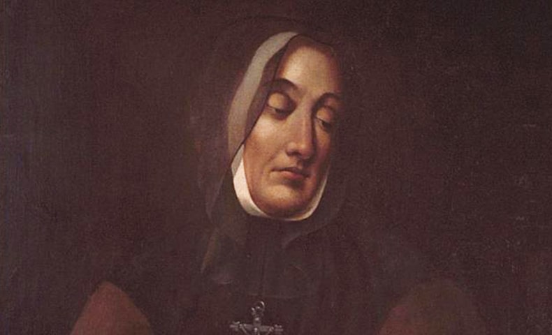 Painting of Saint Margaret dYouville
