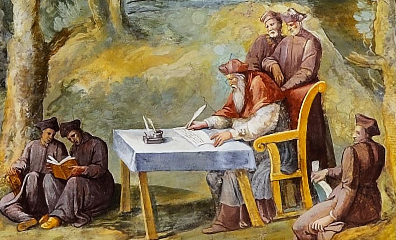 Painting of Saint Peter Damian