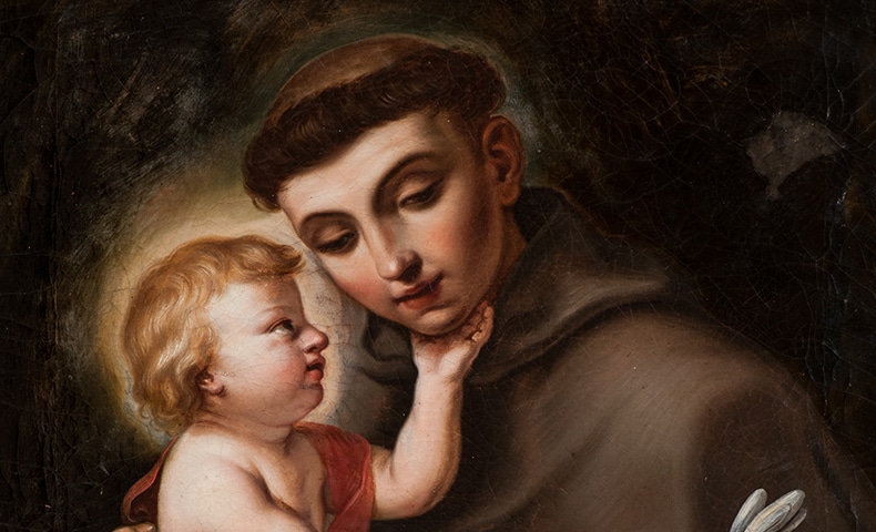 Painting of Saint Anthony of Padua