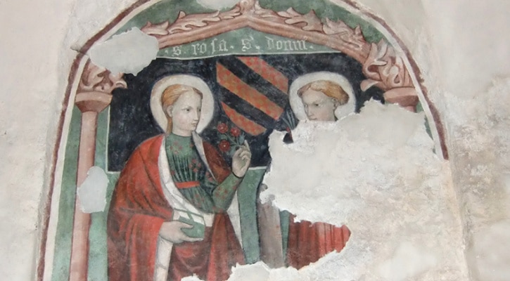 Painting of Saint Rose of Viterbo