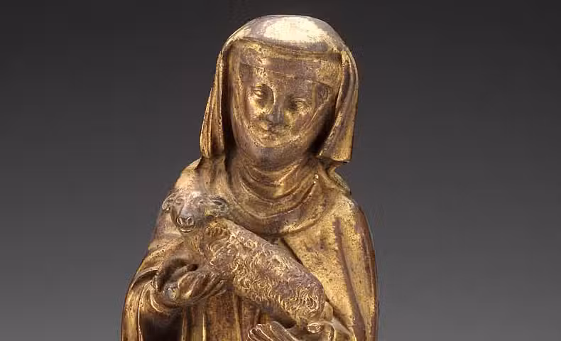 Sculpture of Saint Agnes of Assisi