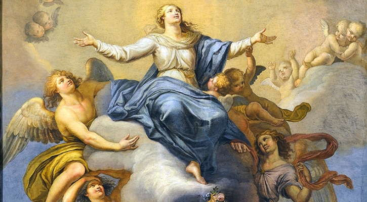 Painting of the Assumption of the Blessed Virgin Mary