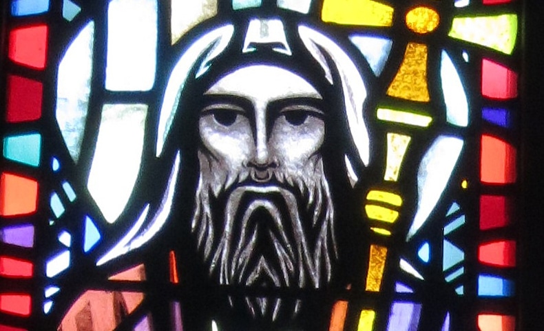 Stained Glass Window of Saint Cyril of Jerusalem