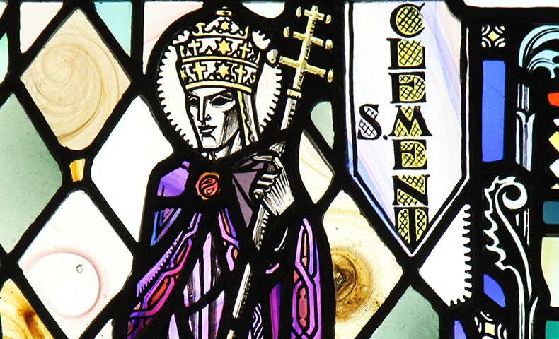 Stained Glass window of Saint Clement