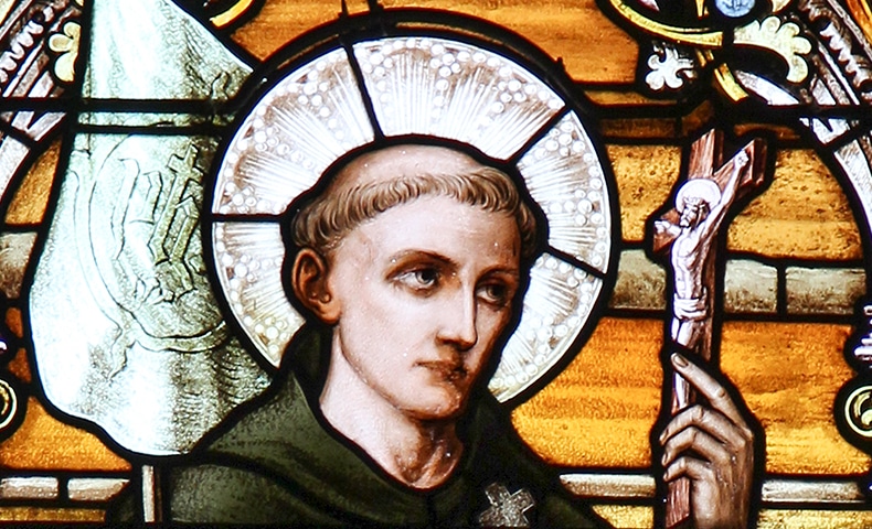 Stained Glass window of Saint John of Capistrano