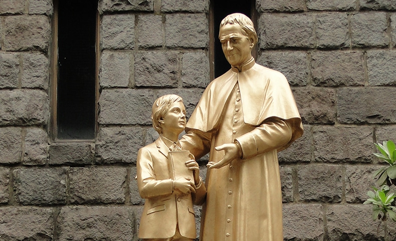 Statue of Saint John Bosco