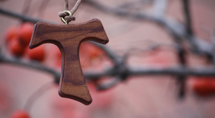Wooden Cross designed by Franciscan Media