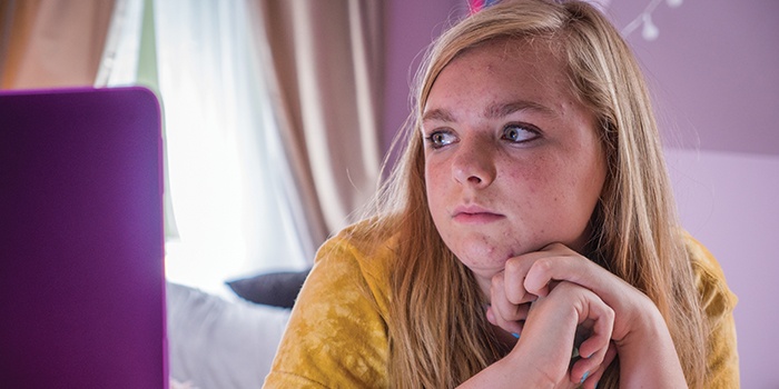 Scene from the movie Eighth Grade