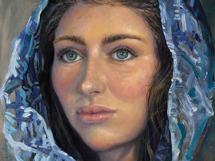 Artwork of Blessed Virgin Mary