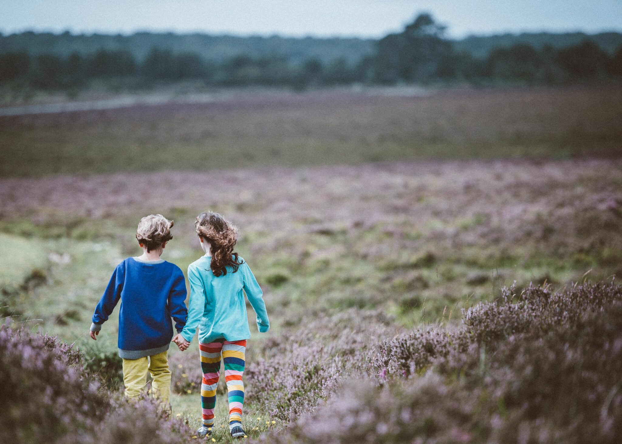 Children walking in a field | Photo by Annie Spratt on Unsplash