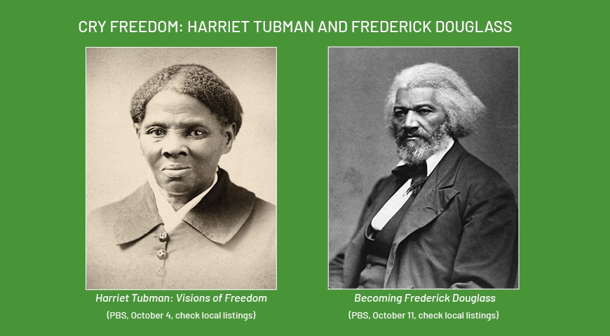 Graphic of Harriet Tubman and Frederick Douglass