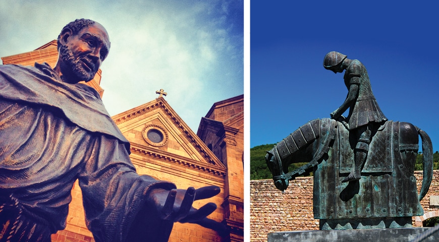 Statues of Saint Francis of Assisi