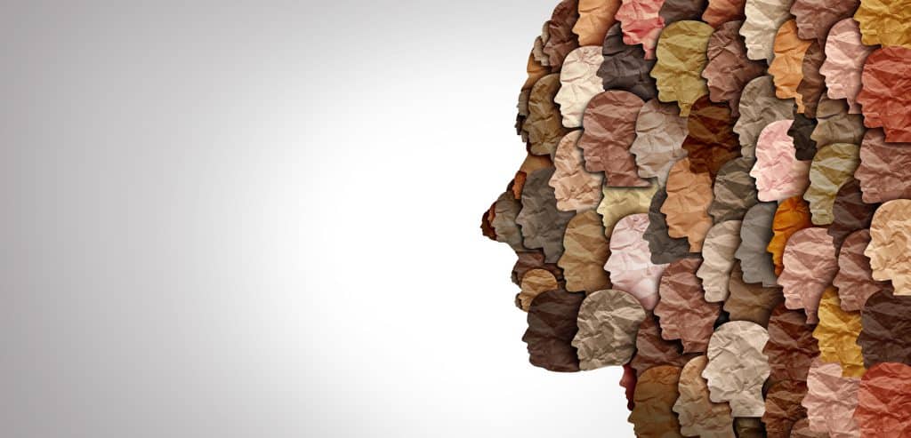Litany of human faces