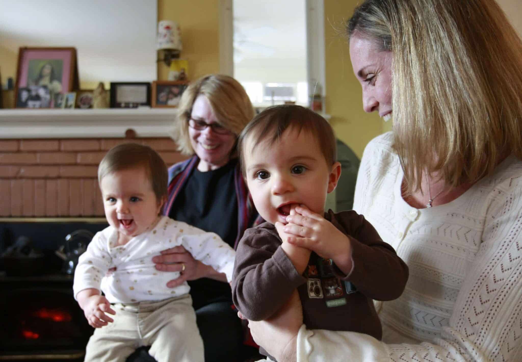 Mothers are pictured in a file photo at a home in Silver Spring, Md. Activists at the Catholic Social Ministry Gathering Jan. 30, 2023 discussed how to be pro-woman, pro-worker and pro-family. (OSV News photo/CNS file, Bob Roller)